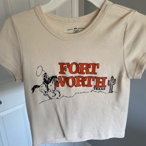“Fort Worth” brandy Melville graphic tee